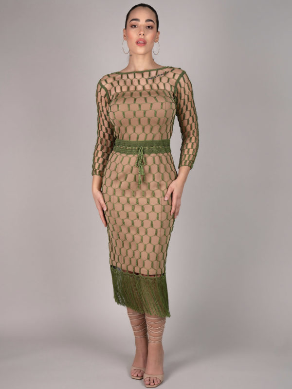 Mena Midi Kleid Lima