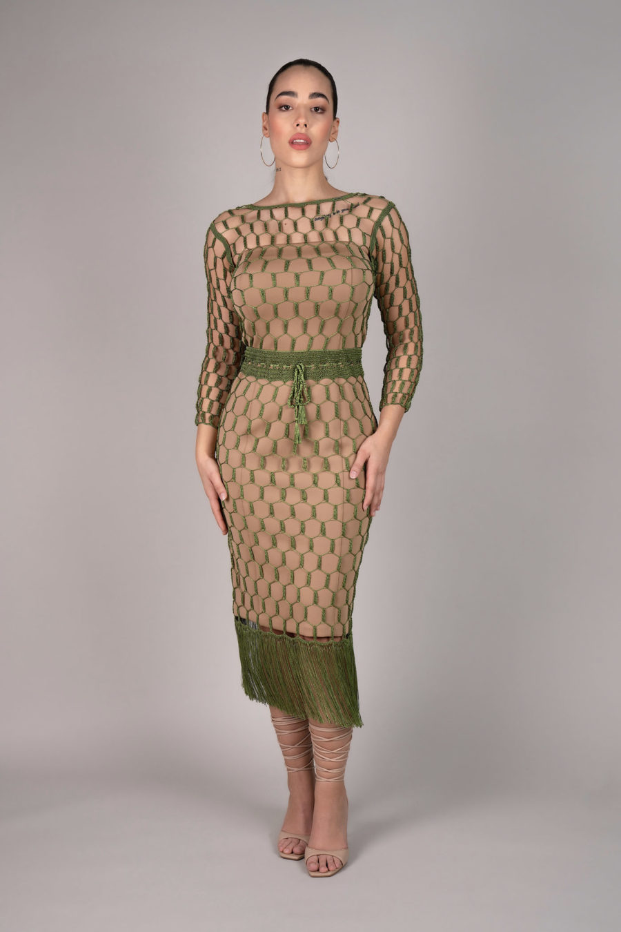 Mena Midi Kleid Lima