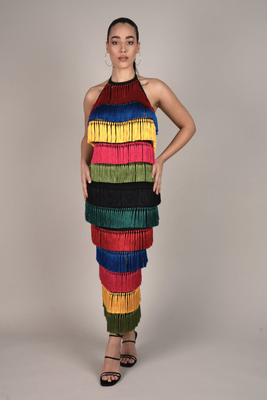 Rio Midi Kleid Colorful