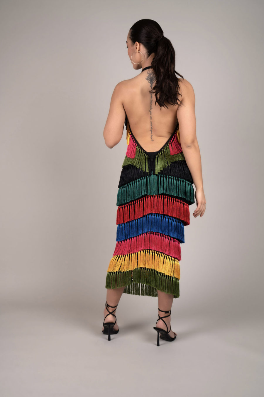 Rio Midi Kleid Colorful - Image 3