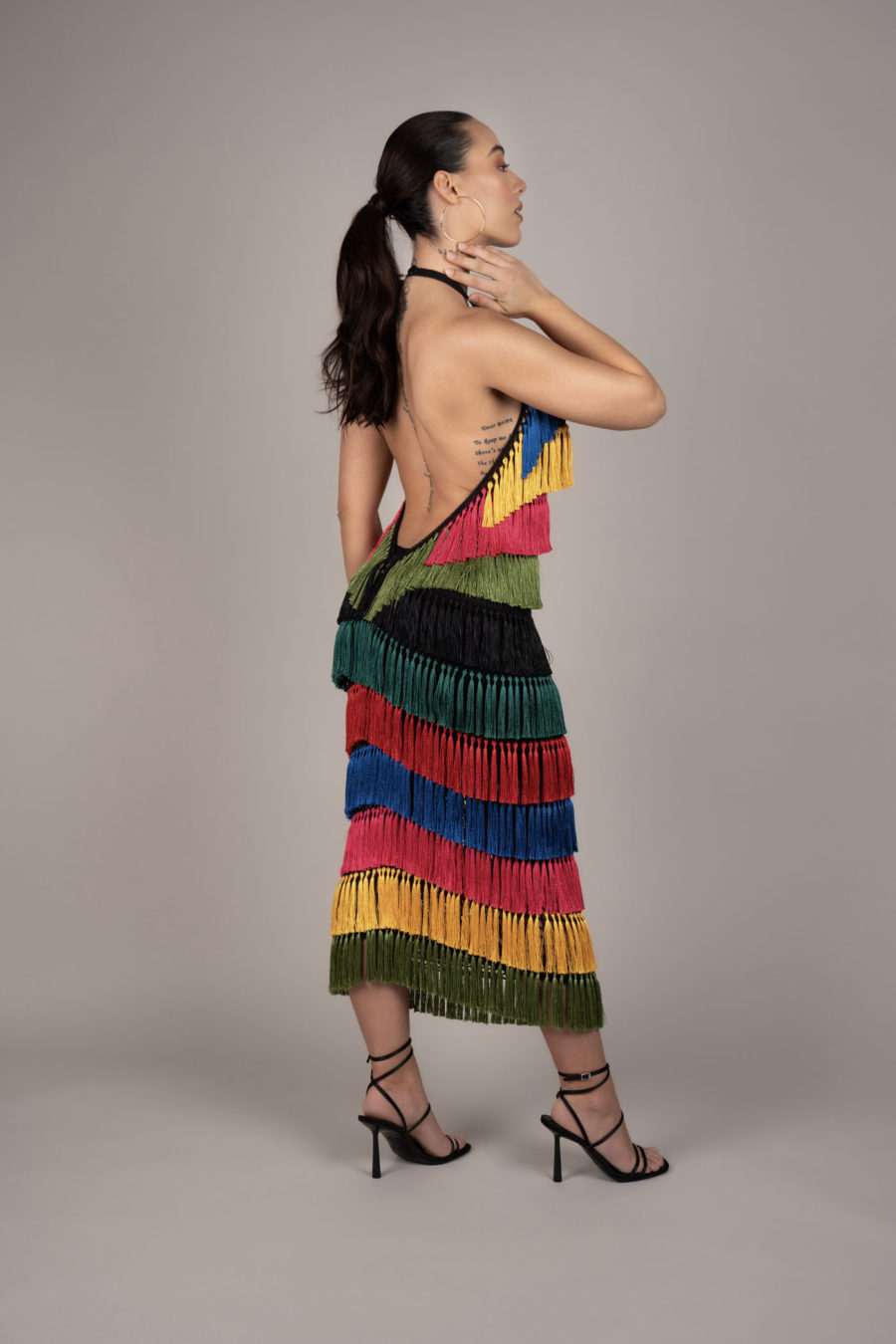 Rio Midi Kleid Colorful - Image 4