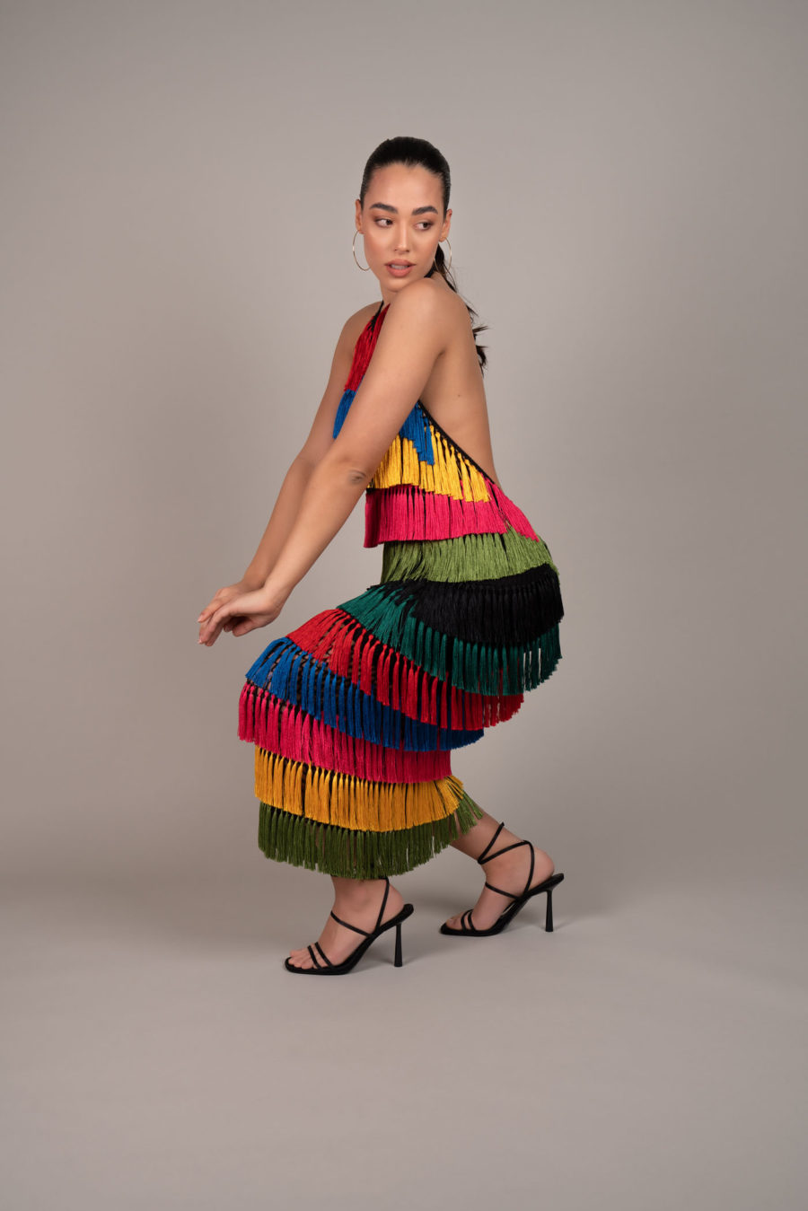 Rio Midi Kleid Colorful - Image 2