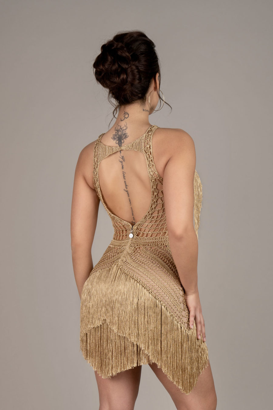 Soul Mini Kleid Dorado - Image 3